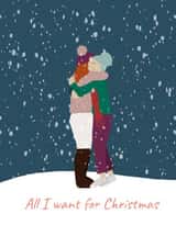 A Christmas hug created by Heather Rose Designs