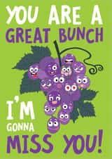 Fun Leaving Card I'm Gonna to Miss You created by @WittyTickles