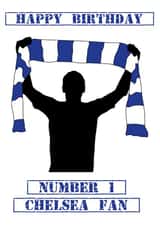 Happy Birthday Number One Chelsea Fan created by Paul Musson