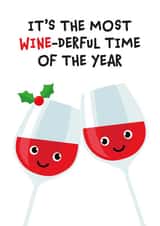 The most wine-derful time of the year created by Kiddy Winks Prints