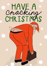 Funny - Cheeky - Rude - Have A Cracking Christmas - Pun - Joke - Christmas Card created by KATIE S