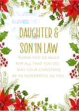 Daughter & Son In Law Christmas Card created by PMPrinted