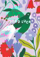 Good Luck, Flying Bird created by Jessica Smith Illustration 