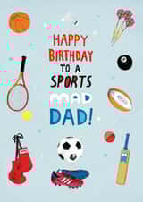 Happy Birthday to a sports mad Dad! created by Pencilface