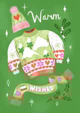 Cosy christmas card created by Katie Brookes