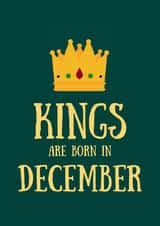 Male December Birthday Card created by SJdesigns