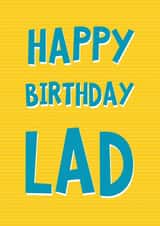 Happy Birthday Lad created by Katherine Lynas