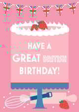 Bake Off Birthday Card created by Fifi Designs