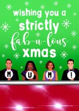 Wishing You A Strictly Fabulous Xmas - Strictly Come Dancing - Xmas - mum - Fabulous - created by Running with Scissors