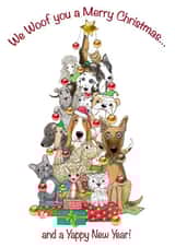 Doggy Christmas Tree. created by Aimee Beaven