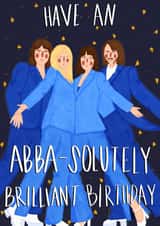 ABBA Birthday Card created by Isabella