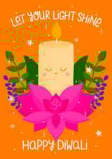 Happy Diwali Hindu Festival of Lights created by Ludicrous Prints