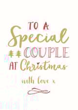 To a Special Couple at Christmas with love created by Katie Phythian Design