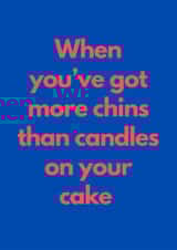 Cheeky birthday card created by Proper job studio