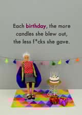 Birthday candles created by Bold & Bright Cards