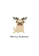 Merry Pugmas! created by Giggl Greetings 