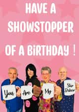 Bake Off 2021 Showstopping Birthday Card created by Coffee Cup Studio
