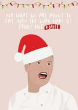 Gordon Ramsey Funny christmas Card created by Jamie Lindsay