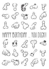 Happy Birthday Dicks created by Replay Prints