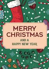 Merry Christmas Feast created by olliebrownillustration