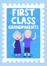 Happy Grandparents Day to our First Class Grandparents created by Ludicrous Prints