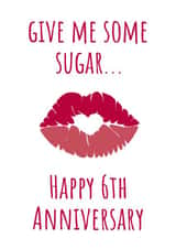 6th Anniversary - Sugar Lips created by A Bee's Designs