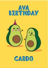 Avocado Birthday created by Kate Celia Wilson