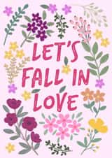 Let's Fall in Love created by Lili's Papers Co.
