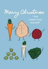 Merry Christmas Christmas dinner created by Jonny  Vinyl