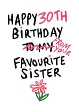 Happy 30th birthday sister created by Sew Last Summer