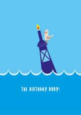 The Birthday Buoy Candle Card created by Sean Cullen