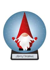 Christmas Globe Gnome created by Maria McGregor