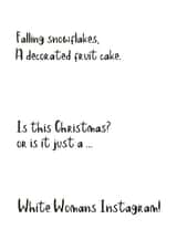 White woman’s Instagram at Christmas created by Peach Creativ