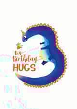 Big Hug Birthday Card created by Gauri Wandalkar