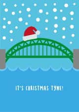 Newcastle Tyne Bridge Christmas Card created by Sean Cullen