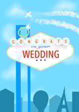 Las Vegas Wedding Card created by Lucy Aldebert