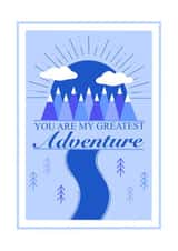 My greatest adventure card created by Monzino Creations