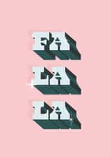 Fa La La - Christmas Cheer Card created by Zoë Bonham