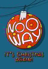 Hand-drawn Christmas greeting card created by Lena Lapina