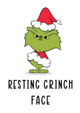 Resting Grinch Face created by Daniella Illustrates