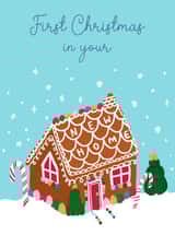 First Christmas in your New Home Gingerbread House  created by Jessie Maeve Studio