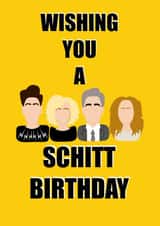 WISHING YOU A SCHITT BIRTHDAY created by Sassy Makes