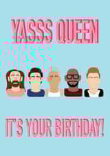 YASSS QUEEN IT'S YOUR BIRTHDAY created by Sassy Makes