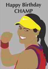 Happy Birthday champ created by Illustrationsbyisha