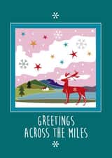Christmas winter greetings modern style created by Wicked Poppy Designs