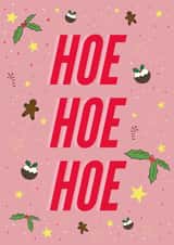 Christmas Hoe created by Courtney Andrews