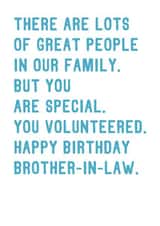 Funny Birthday Card For Brother-in-Law created by SixElevenCreations