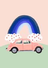 A Beetle over the Rainbow created by Alice Clarke