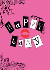 Fun Birthday Card - Burn Book - Mean Girls created by Jamie Lindsay