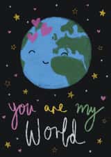You Are My World Card created by Emily Nelson